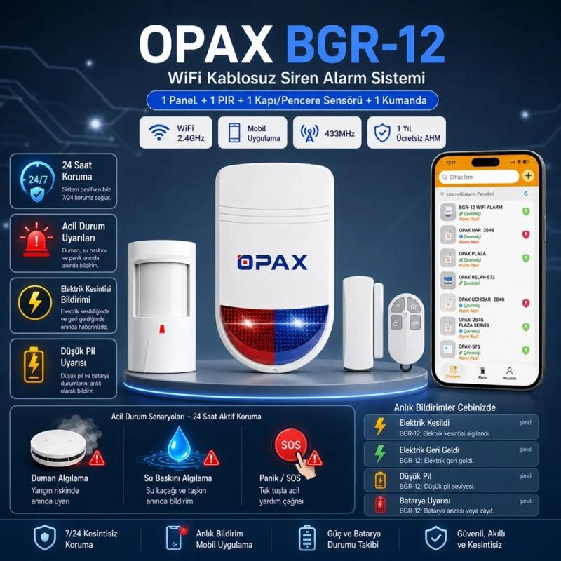 OPAX%20BGR-12%20WiFi%20Kablosuz%20Alarm%20Sistemi%20|%2096%20Bölge%20Desteği%20(1%20YIL%20AHM%20ÜCRETSİZ)