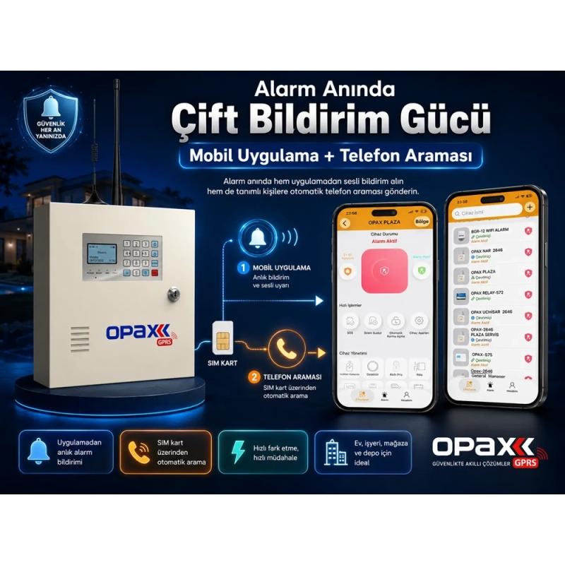 OPAX-2646%20BGR-09%20Kablosuz%20Sirenli%20Akülü%20GPRS/GSM%20Ev%20ve%20İşyeri%20Alarm%20Seti