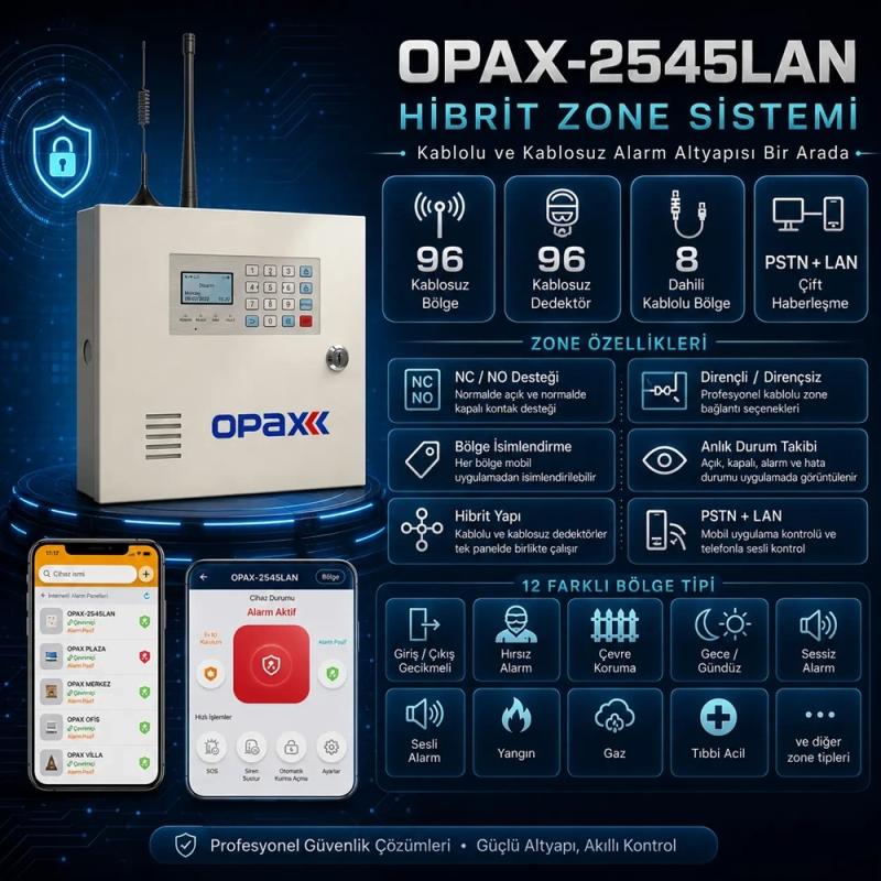 OPAX-2545LAN+BGR+09+AKÜ%20NETWORKLÜ%20ALARM%20PANELİ%20&BGR-09%20KABLOSUZ%20SİRENLİ%20FULLSET%20
