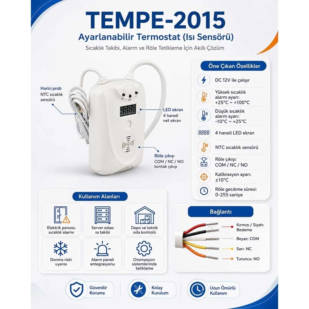 TEMPE-2015%20Ayarlanabilir%20Termostat%20(Isı%20Sensörü)%20(Tüm%20Alarm%20Panellerini%20Destekler)