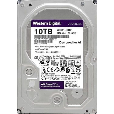Wd%20Purple%20Pro%2010tb%207200rpm%20512mb%20Sata3%206gbit/sn%20Wd102purp%207/24%20Hdd%20Resmi%20Disti%20Garantili