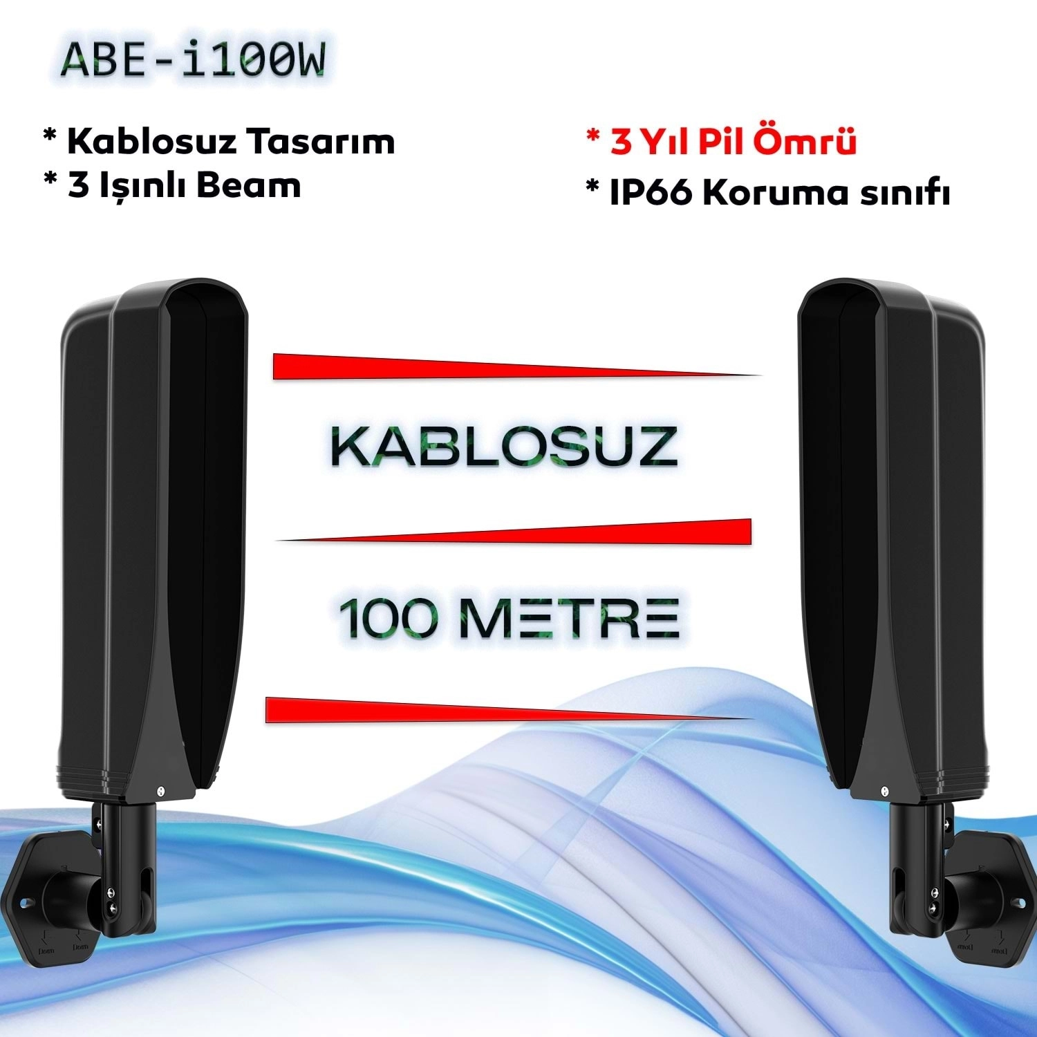 ABE-i100W%20KABLOSUZ%203%20IŞINLI%20100%20METRELİK%20HARİCİ%20TİP%20INFRARED%20BEAM%20DEDEKTÖRÜ%20/%20IŞIN%20BARİYERİ