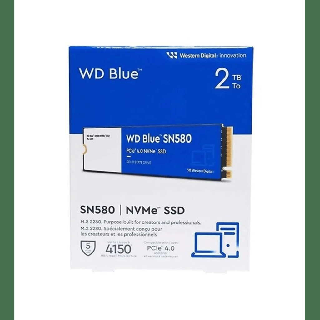 Wd%20Sn580%202%20Tb%204150/4150/mb/s%202280%20M2%20Pcıe%20Gen4%20Nvme%20Ssd%20Wds200t3b0e