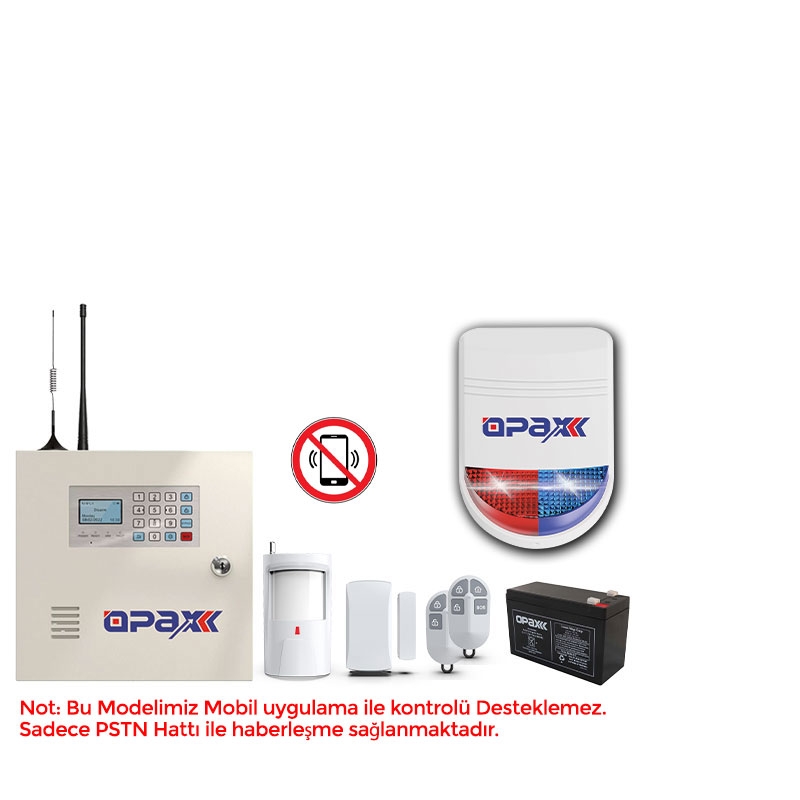 OPAX-2545+BGR-10+AKÜ%20PSTN%20PANEL%20&%20BGR-10%20KABLOLU%20SİRENLİ%20ALARM%20SETİ%20AKÜ%20DAHİL