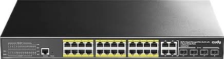 Cudy%20Gs2028ps4-400w%2024%20Port%2010/100/1000%2024%20Port%20Poe+%204%20Port%20Uplınk+4%20Port%20Sfp%20Yonetılebılır%20Rack%20Mount%20Swıtch