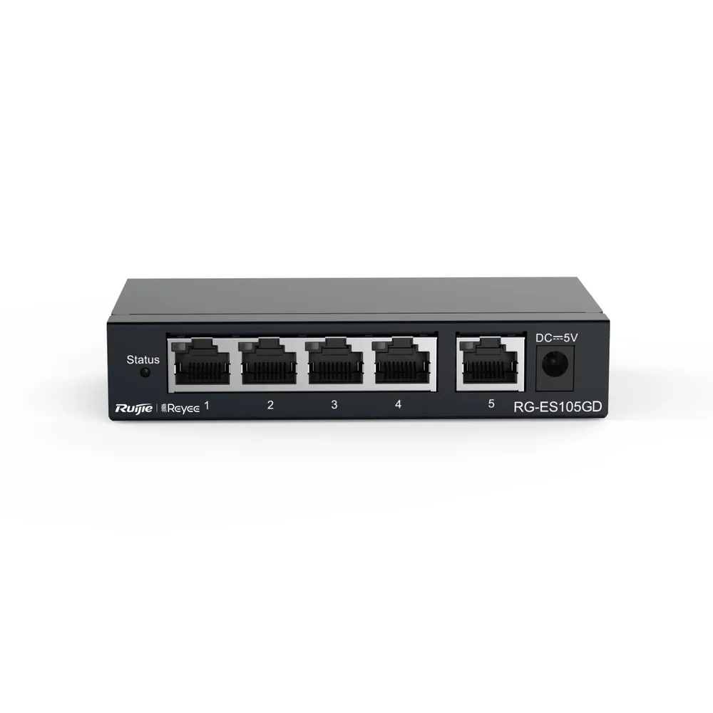 Ruıjıe%20Reyee%20Rg-es205gc%205%20Port%2010/100/1000%20Ruıjıe%20Cloud%20Yonetılebilir%20Desktop%20Swıtch%20Metal%20Kasa