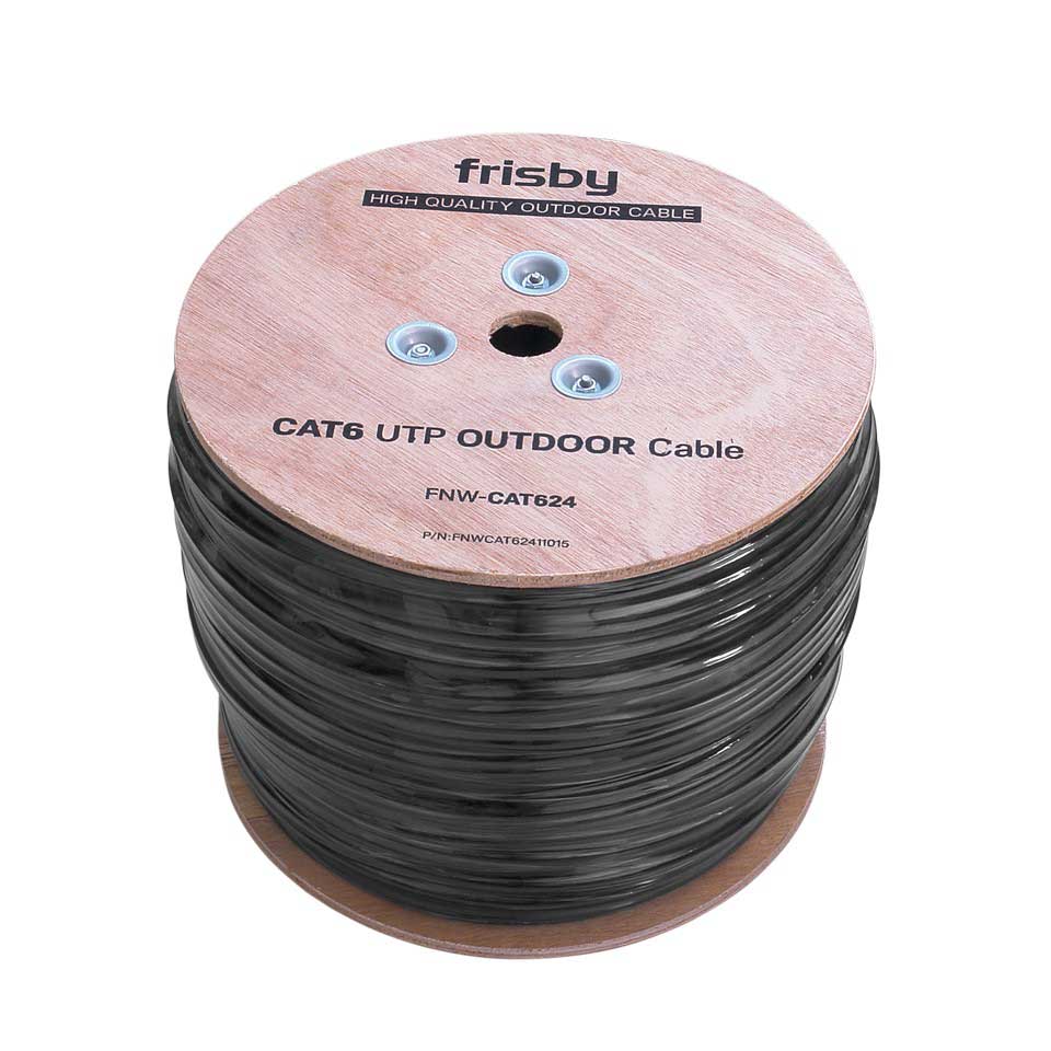 FRISBY%20FNW-CAT624%20305%20MT%20UTP%20CAT6%20OUTDOOR%20NETWORK%20KABLO%20SIYAH%2023AWG%200.58MM