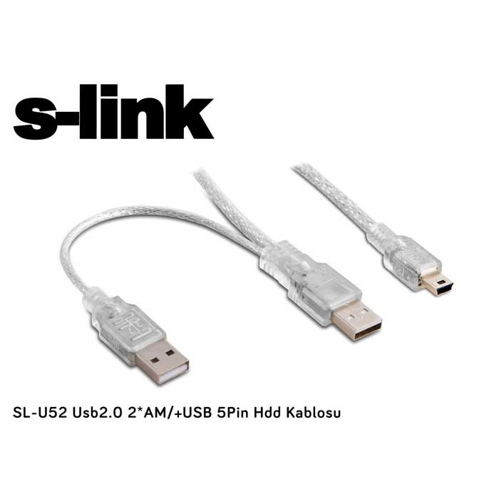 S-LINK%20SL-U52%20USB%202.0%202*AM/+USB%205%20PIN%20HDD%20KABLO