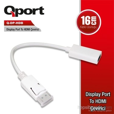 Qport%20Q-dp-hdb%20Dısplay%20To%20Hdmı%20Çevirici%20Adaptör