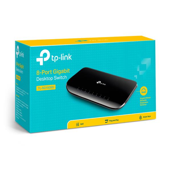 Tp-lınk%20Tl-sg1008d%208%20Port%2010/100/1000%20Yonetılemez%20Desktop%20Swıtch