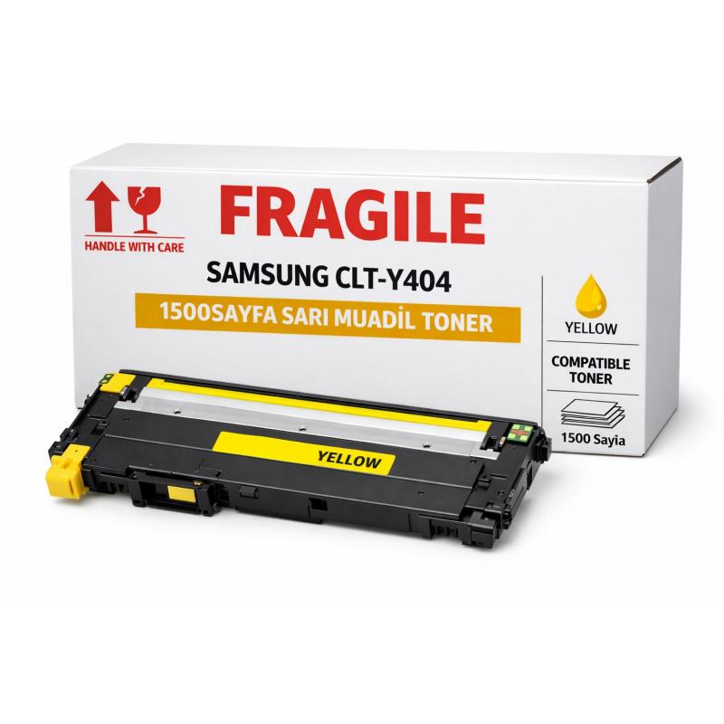 Fragıle%20Samsung%20Clt-y404%201500sayfa%20Sarı%20Muadil%20Toner