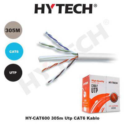 Hytech%20Hy-cat600%20305%20Mt%20Utp%20Cat6%20Grı