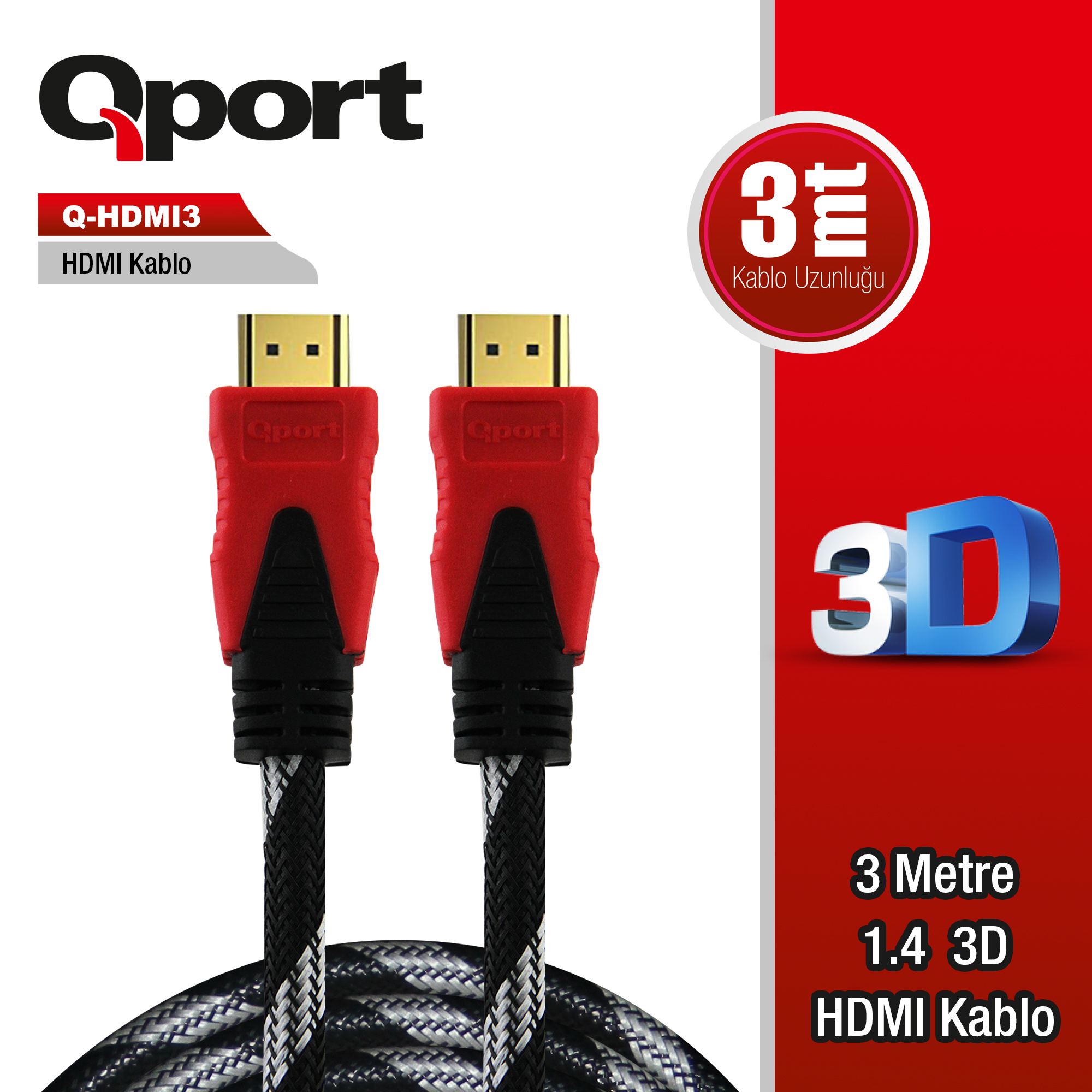 Qport%20Q-hdmı3%20Hdmı%20Kablo%203mt%20Ver1.4%20Altın%20Uçlu%203d