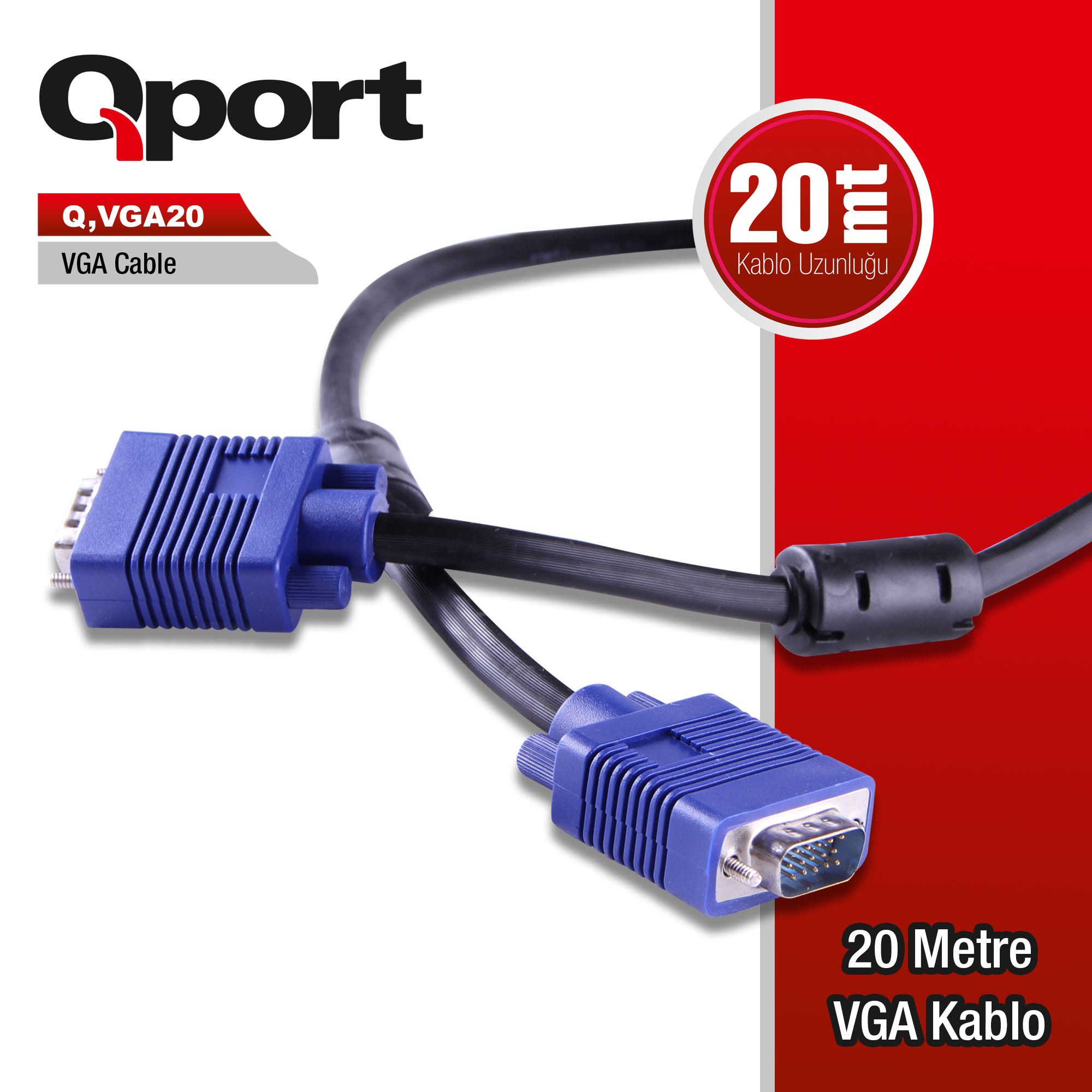 Qport%20Q-vga20%2020mt%20Vga%20Kablo