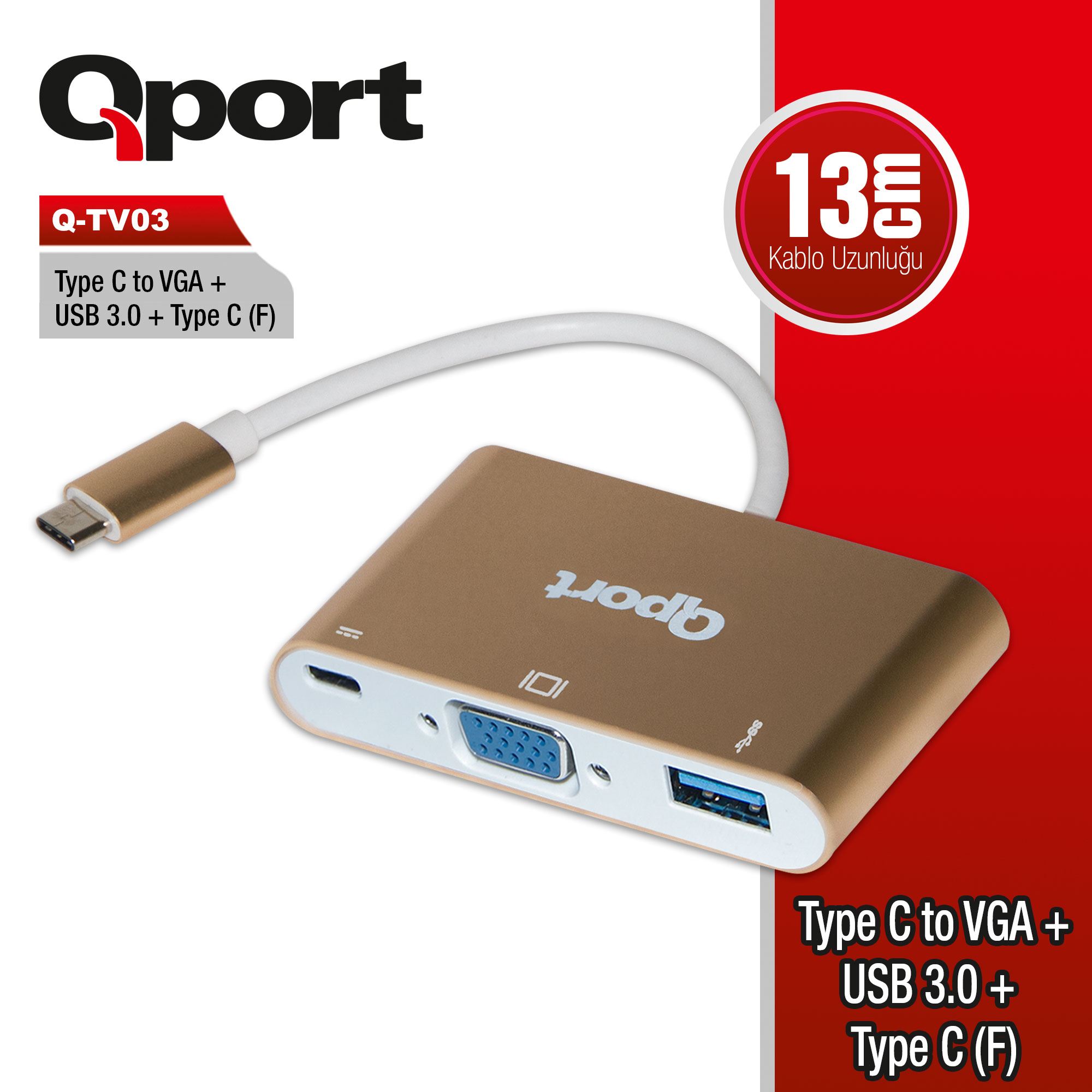 Qport%20Q-tv03%20Type-c%20To%20Vga/usb/type-c%201920x1080p%20Çevirici%20Adaptör