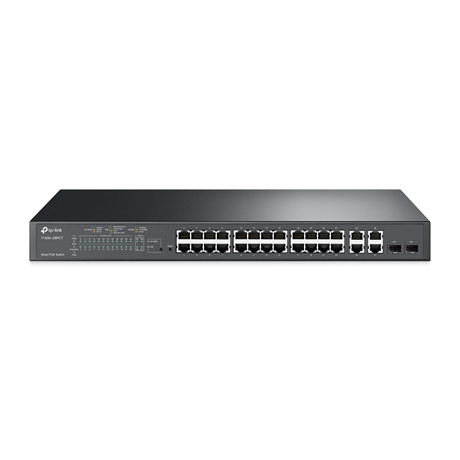 Tp-lınk%20Omada%20Tl-sl2428p%2024%20Port%2010/100%20Poe+%202%20X%20Sfp%20Yonetılebılır%20Desktop%20Swıtch