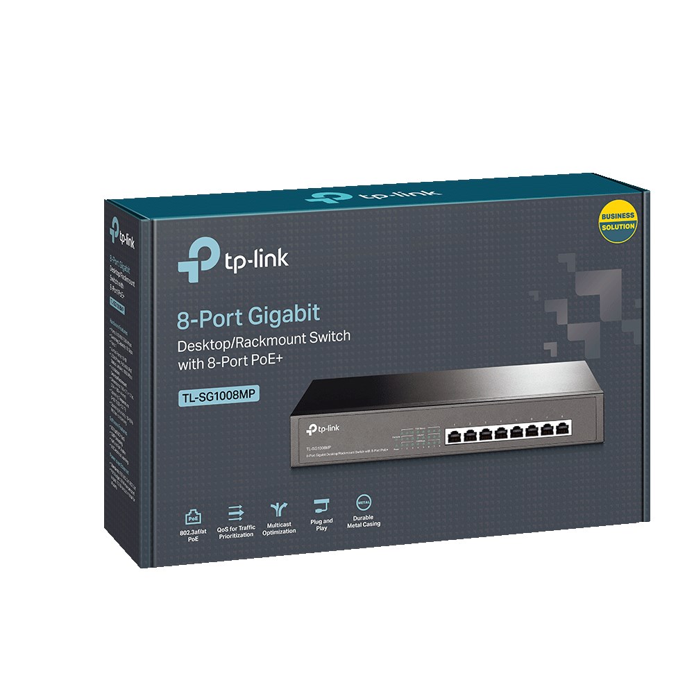 Tp-lınk%20Tl-sg1008mp%208%20Port%2010/100/1000%208%20Port%20Poe+%20Yonetılemez%20Rack%20Mount%20Swıtch