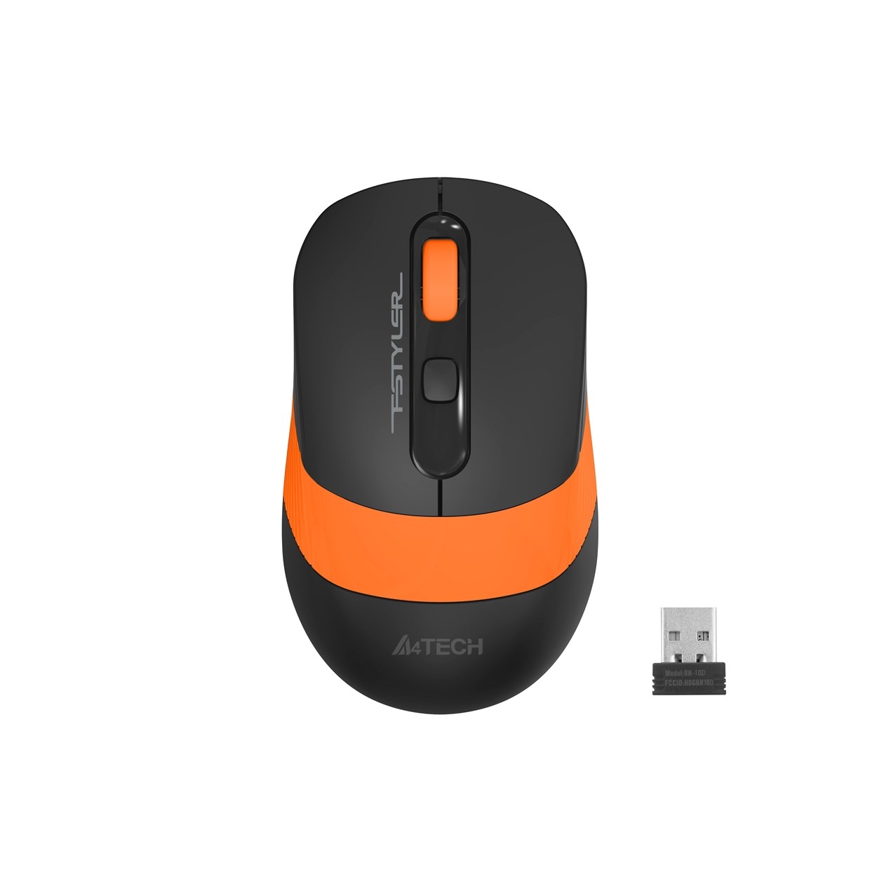 A4%20Tech%20Fg10%20Kablosuz%202000dpı%20Turuncu%20Mouse