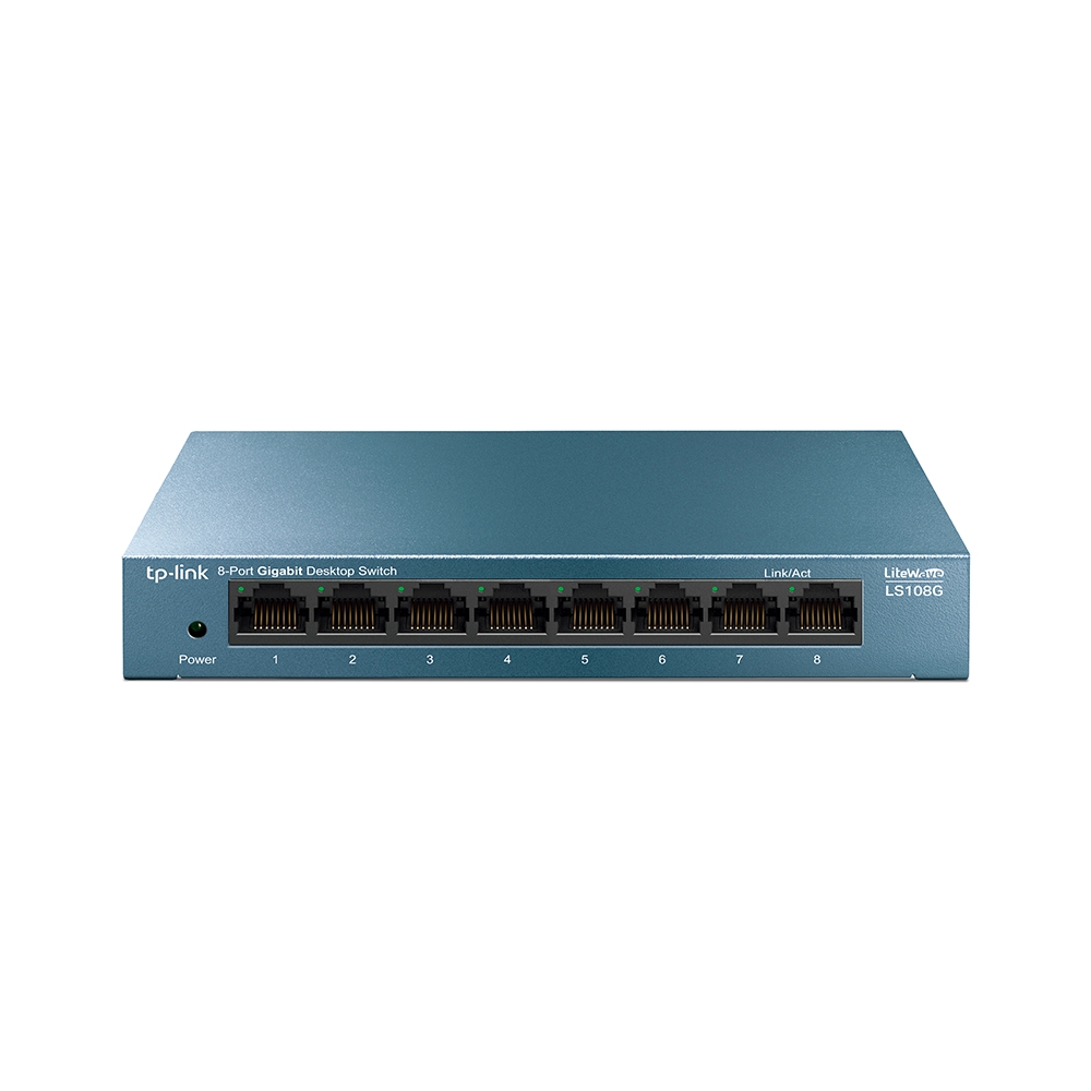 Tp-lınk%20Ls108g%208%20Port%2010/100/1000%20Yonetılemez%20Desktop%20Swıtch%20Metal%20Kasa