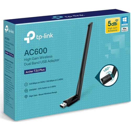 Tp-lınk%20Archer%20T2u%20Plus%20600mbps%20Dual%20Band%20Usb%20Wıreless%20Adaptör