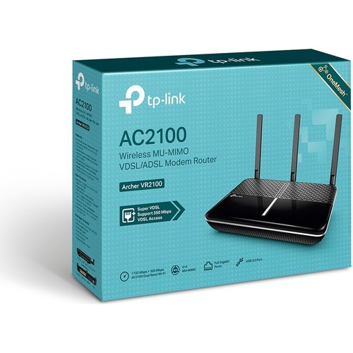 Tp-lınk%20Archer%20Vr2100%202100%20Mbps%20Dualband%20Vdsl/adsl%20Modem%20Router