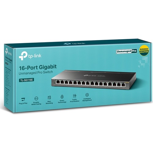 Tp-lınk%20Tl-sg116e%2016%20Port%2010/100/1000%20Yonetılemez%20Desktop%20Swıtch