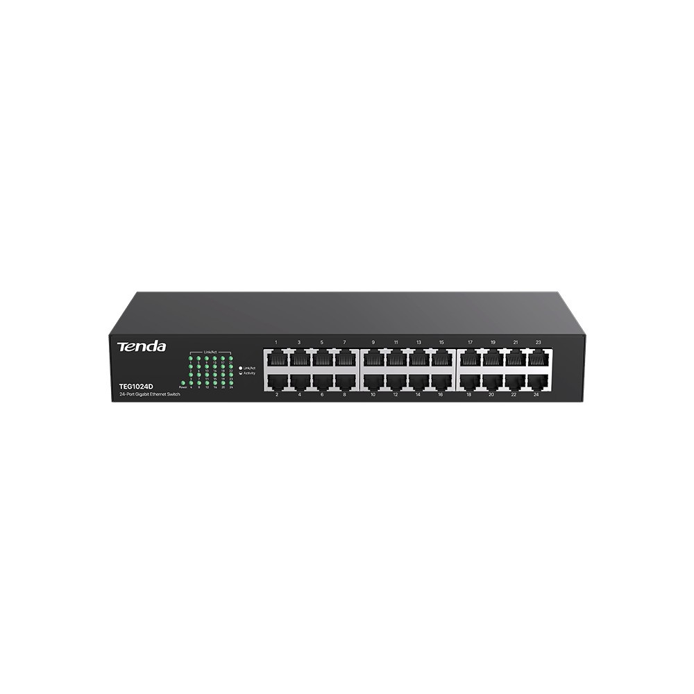 Tenda%20Teg1024d%2024%20Port%2010/100/1000%20Yonetılemez%20Rack%20Mount%20Swıtch