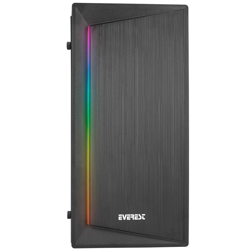 EVEREST%20BLAZON%20250W%20ATX%20PENCERELİ%20RGB%20LED%20ŞERİTLİ%202xUSB2.0%20SİYAH%20GAMING%20KASA
