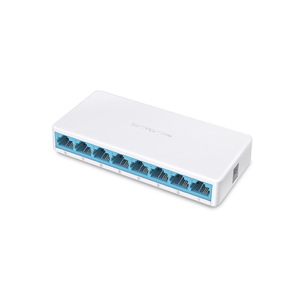 Tp-lınk%20Mercusys%20Ms108%208%20Port%2010/100%20Yonetılemez%20Desktop%20Swıtch%20Plastik%20Kasa