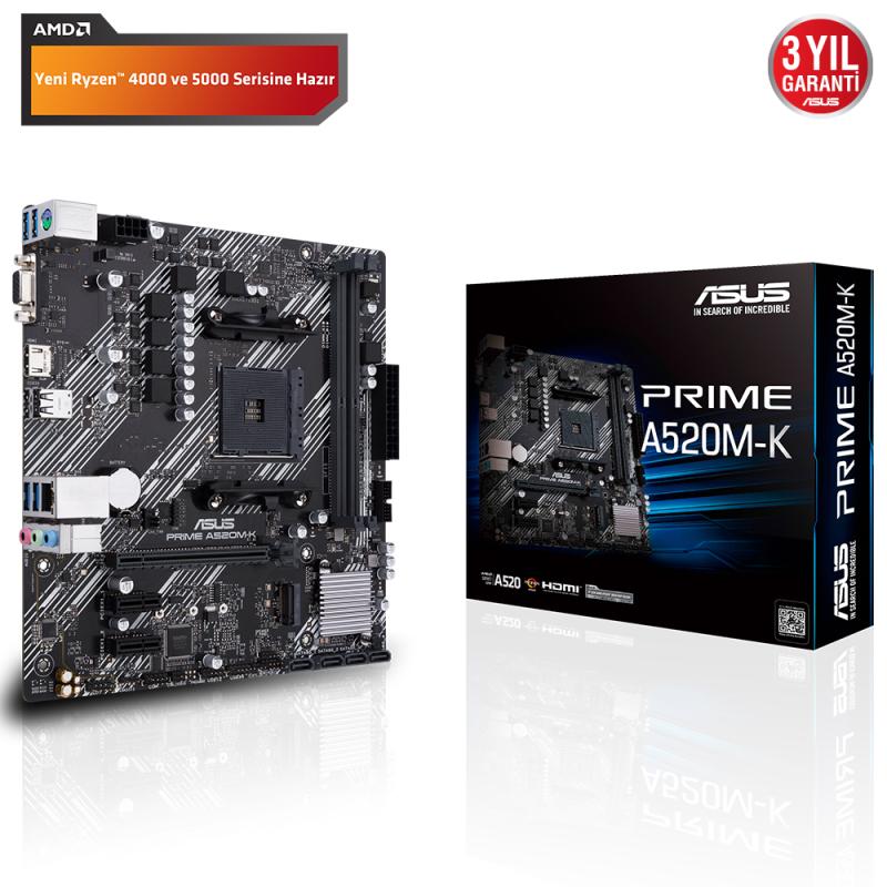 Asus%20Prıme%20A520m-k%202xddr4%20Vga%20Hdmı%201xm2%20Am4%20Anakart
