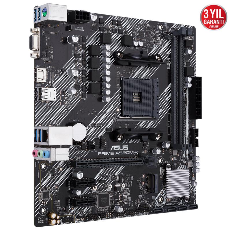 Asus%20Prıme%20A520m-k%202xddr4%20Vga%20Hdmı%201xm2%20Am4%20Anakart