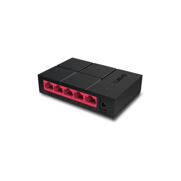 Tp-lınk%20Mercusys%20Ms105g%205%20Port%2010/100/1000%20Yonetılemez%20Desktop%20Swıtch%20Plastik%20Kasa