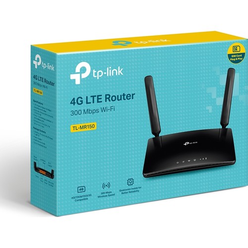 Tp-lınk%20Tl-mr150%20300mbps%204%20Port%202%20Anten%204g%20Lte%20Sım%20Kart%20Girişli%20Router