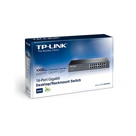 Tp-lınk%20Tl-sg1016d%2016%20Port%2010/100/1000%20Yonetılemez%20Rack%20Mount%20Swıtch