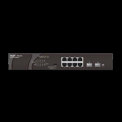 Ruıjıe%20Reyee%20Rg-es110gds-p%208%20Port%2010/100/1000%208%20Port%20Poe%202%20Port%20Uplınk%20120w%20Yonetılemez%20Desktop%20Swıtch