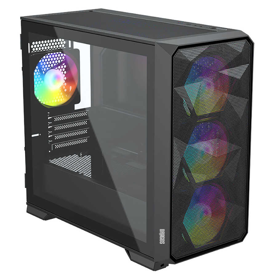 DRAGOS%20DİAMOND%20600W%2080+%204x12CM%20ARGB%20FAN%20MICRO%20ATX%20TEMPERED%20GLASS%20USB3.0%20SİYAH%20GAMING%20KASA