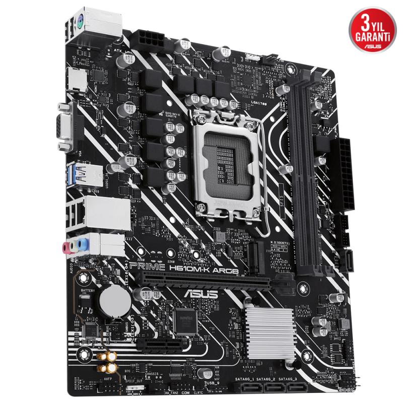 Asus%20Prıme%20H610m-k%20Argb%202xddr5%20Vga/hdmı%201xm.2%201xglan%201700p%20Anakart