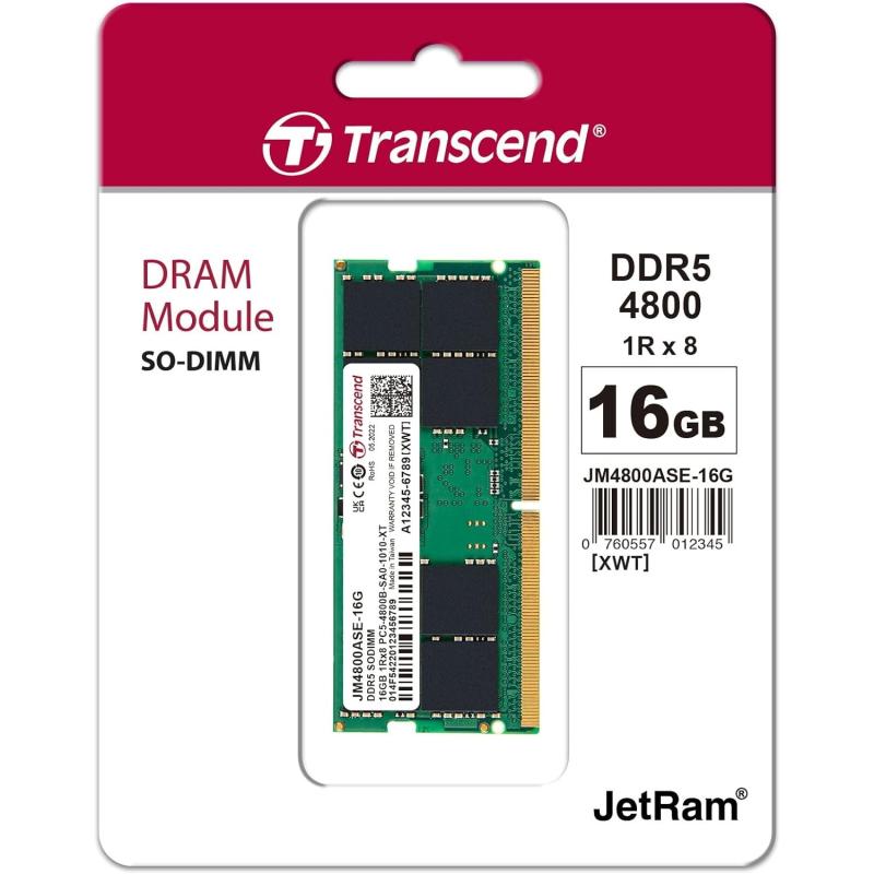 Transcend%2016gb%204800mhz%20Ddr5%201.1v%20Jm4800ase-16g%20Notebook%20Ram