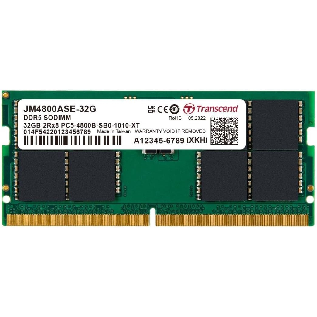 Transcend%2032gb%204800mhz%20Ddr5%20Notebook%20Ram%20Jm4800ase-32g
