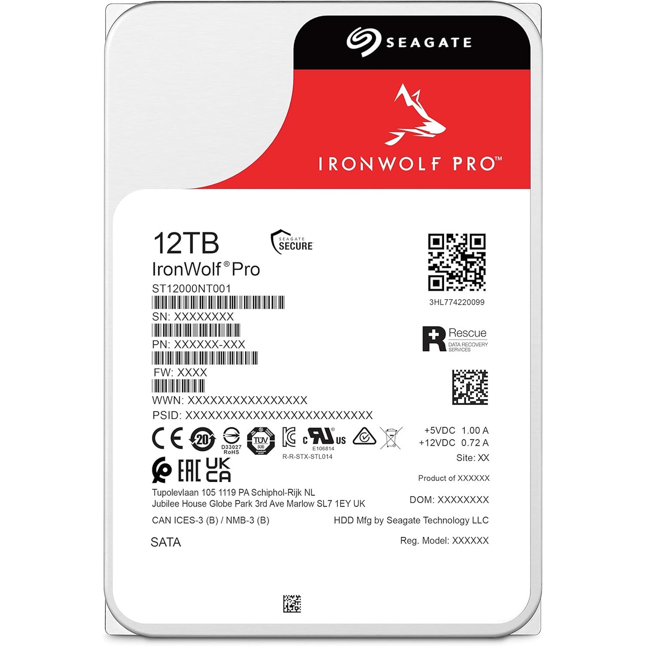 Seagate%20Ironwolf%20Pro%2012tb%207200rpm%20256mb%20Sata3%206gbit/sn%20St12000nt001%20Nas%20Hdd