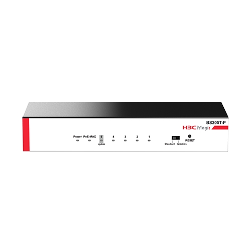 H3c%20Magıc%209801a5bx%20Bs205t-p%205%20Port%2010/100/1000%204%20Port%20Poe+%2057w%20Yonetılemez%20Desktop%20Swıtch
