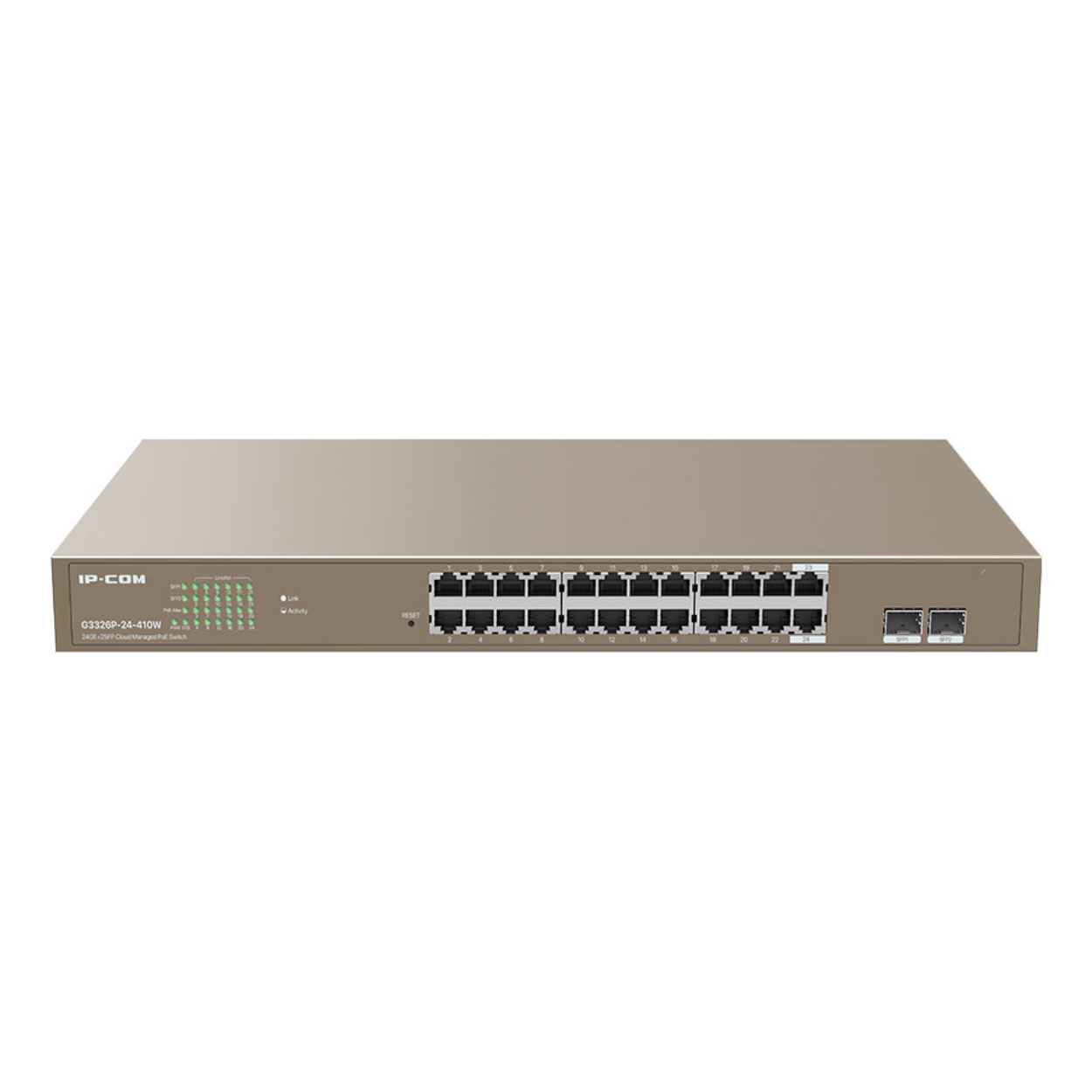 Ip-com%20Ip-g3326p-24-410w%2024%20Port%2010/100/1000%2024%20Port%20Poe%202%20X%20Sfp%20370w%20Cloud%20Yönetilebilir%20Rack%20Mount%20Swıtch