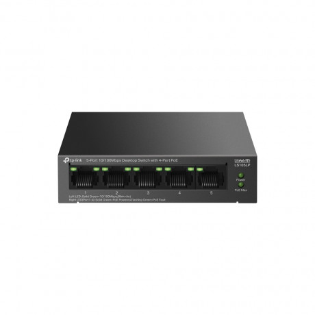 Tp-lınk%20Ls105lp%205%20Port%2010/100%204%20Port%20Poe%20Yonetılemez%20Desktop%20Swıtch%20Metal%20Kasa