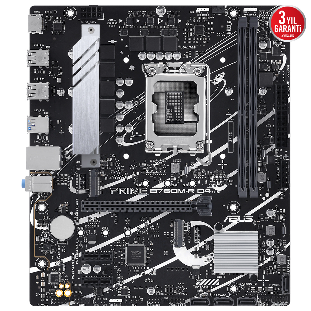 Asus%20Prıme%20B760m-r%20D4%202xddr4%20Hdmı%202xm.2%202.5gbit%20Lan%201700p%20Anakart