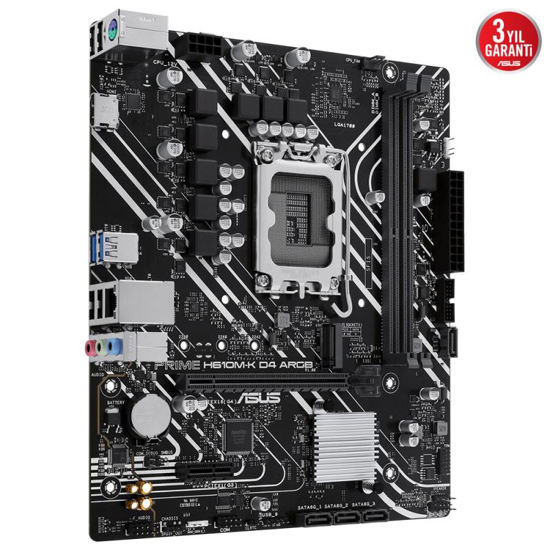 Asus%20Prıme%20H610m-k%20D4%20Argb%202xddr4%20Vga/hdmı%201xm.2%201xglan%201700p%20Anakart
