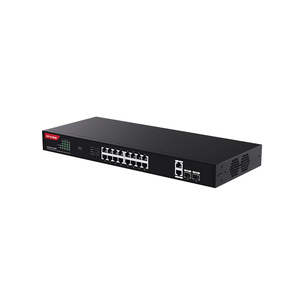 Ip-com%20Ip-g1120p-16-250w%2016%20Port%20Poe%2010/100/1000%202%20X%20Sfp%20250w%20Yonetılemez%20Rack%20Mount%20Swıtch