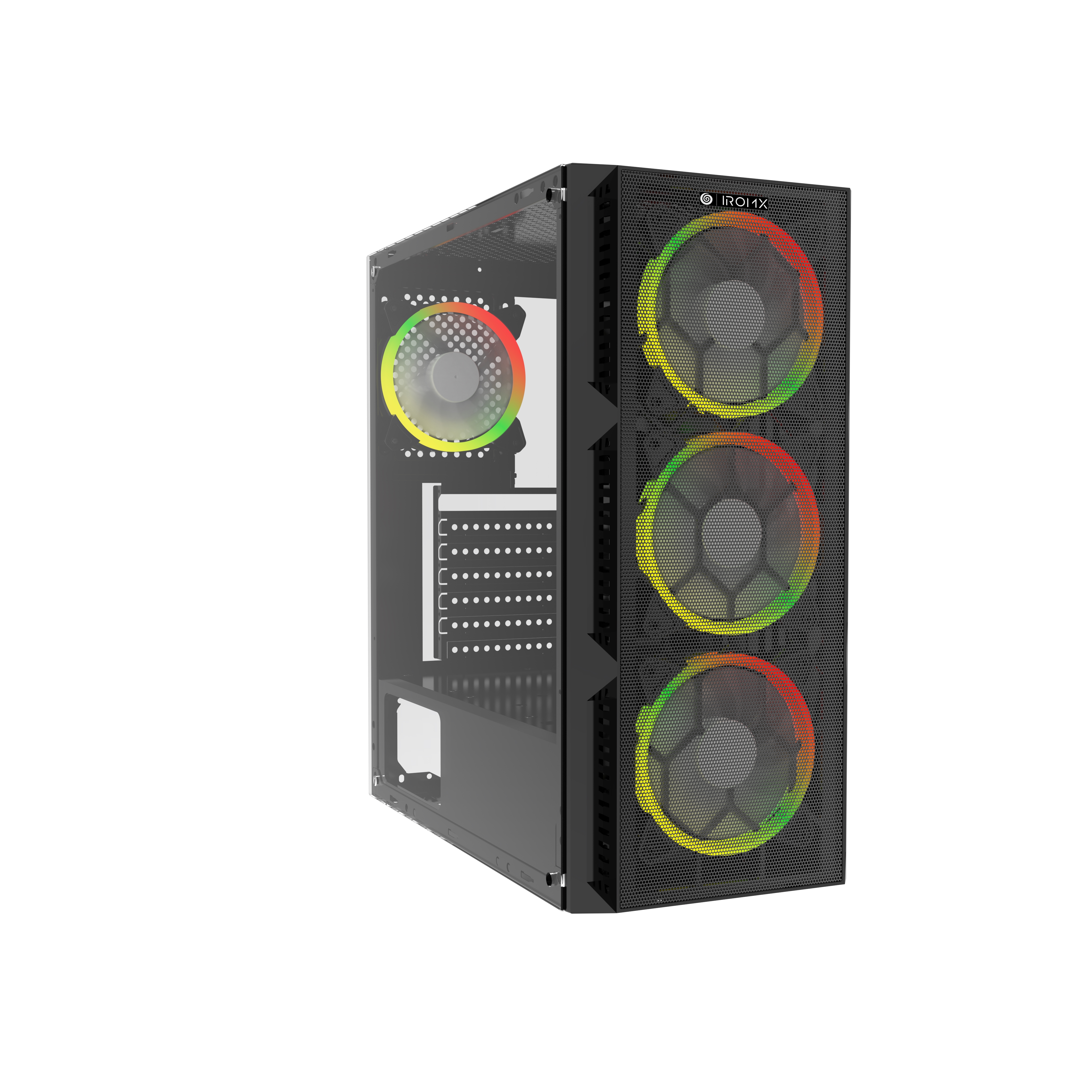 Iromx%20Space%20Btx-65g%20650w%2080+%204x%20Raınbow%20Fıxed%20Led%20Fan%20Atx%202xusb3.0%20Siyah%20Kasa