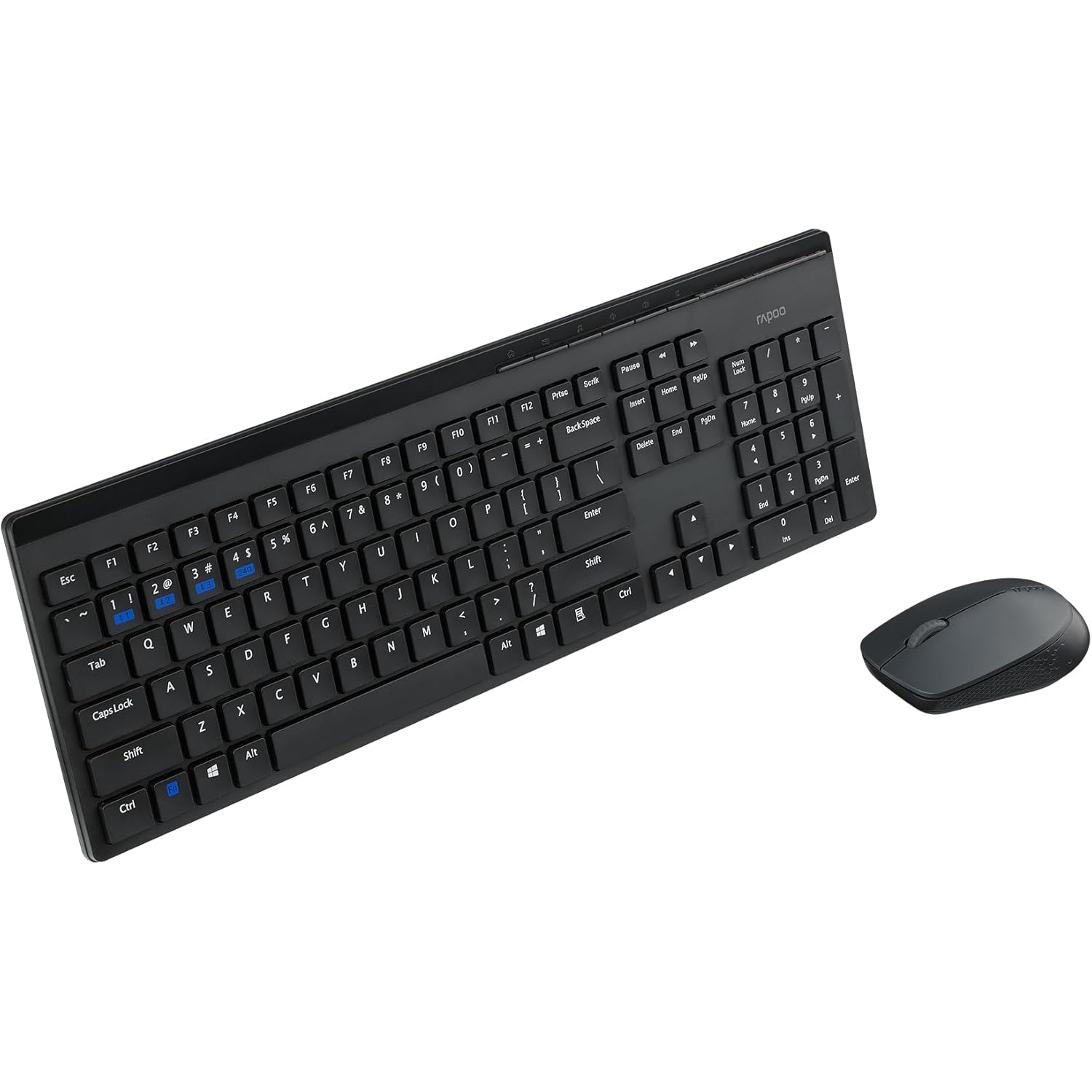 Rapoo%208110m%20Kablosuz%20Siyah%20Q%20Klavye+mouse