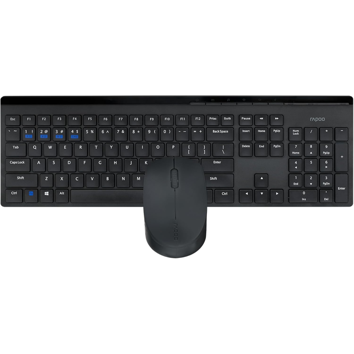 Rapoo%208110m%20Kablosuz%20Siyah%20Q%20Klavye+mouse