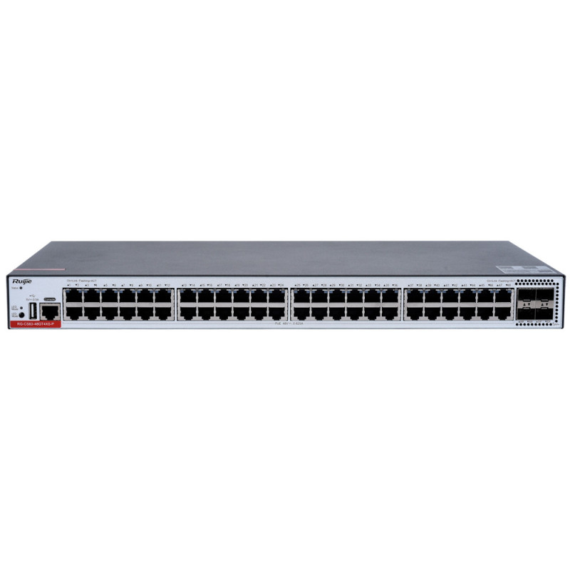 Ruıjıe%20Rg-cs83-48gt4xs-p%2048%20Port%2010/100/1000%2048%20Port%20Poe%204-port%201g/10g%20Sfp+%20405w%20Layer%203%20Yönetilebilir%20Rack%20Mount%20Swıtch